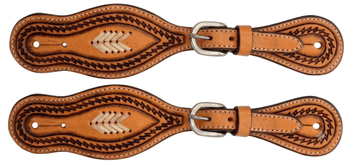 Paski do Ostróg Western Honey Leather Arrow