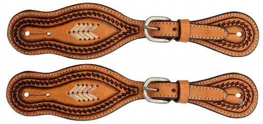Paski do Ostróg Western Honey Leather Arrow