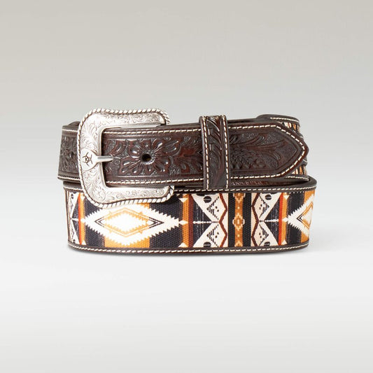Pasek Ariat Floral Inlay
