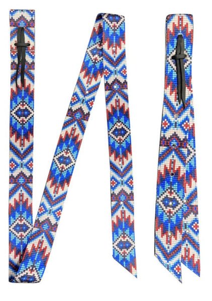 Tie Strap & Off Billet Aztec Blue - komplet