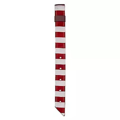 Tie Strap & Off Billet Red & White -komplet firmy MUSTANG