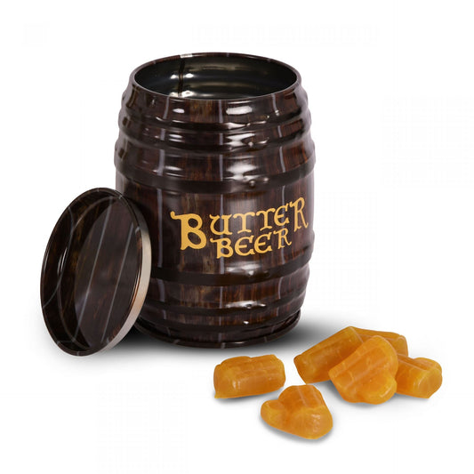 Butterbeer Barrel with Chewy Candies