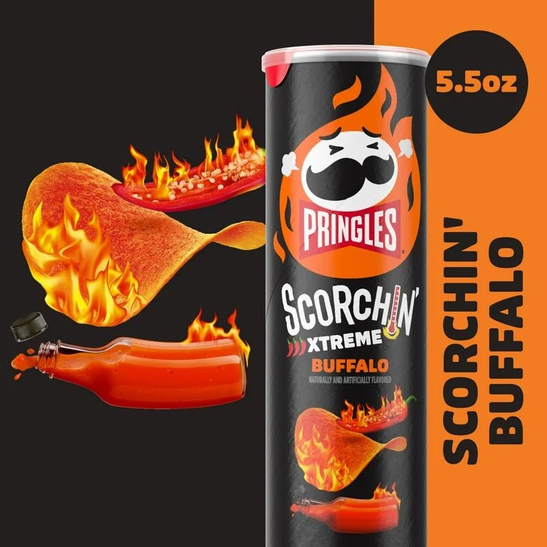 PRINGLES SCORCHIN' BUFFALO POTATO CRISPS