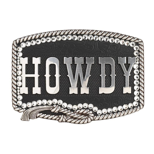 Klamra Blazin Roxx Howdy Silver