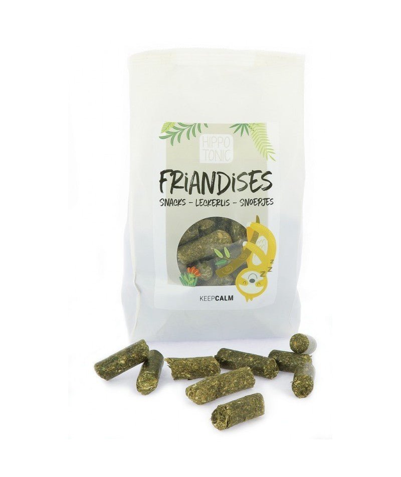 Smaczki z włóknami z suszonych traw alpejskich