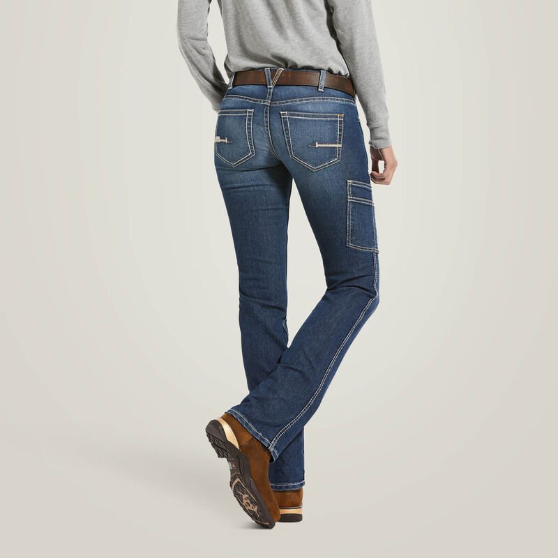 Ariat Rebar DuraStretch Riveter Straight NIGHTRIDE