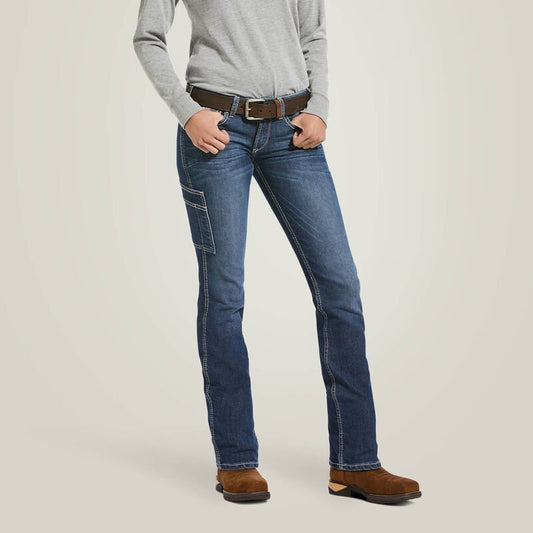 Ariat Rebar DuraStretch Riveter Straight NIGHTRIDE