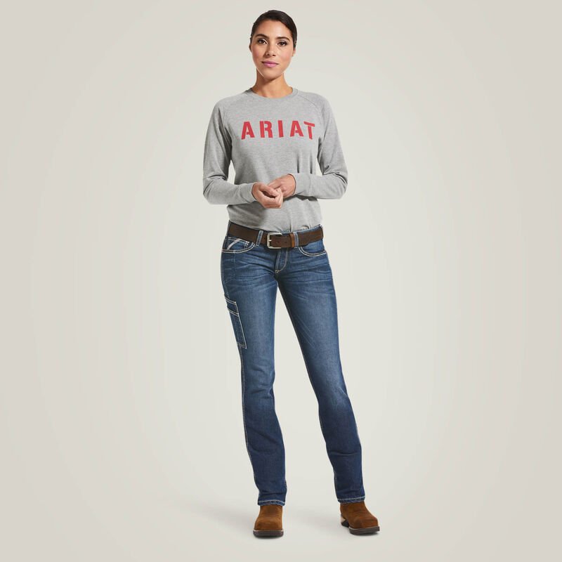 Ariat Rebar DuraStretch Riveter Straight NIGHTRIDE