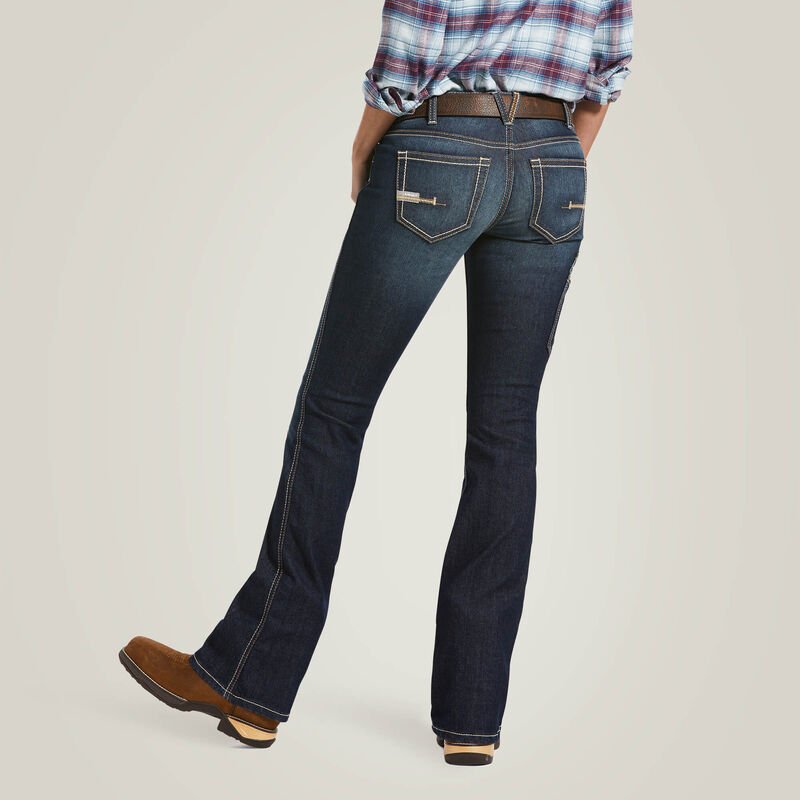 Ariat Rebar Mid Rise DuraStretch Riveter Boot Cut