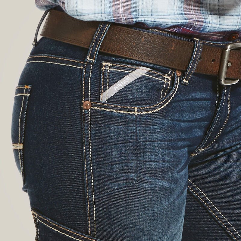 Ariat Rebar Mid Rise DuraStretch Riveter Boot Cut