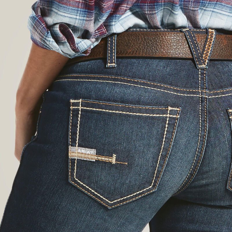 Ariat Rebar Mid Rise DuraStretch Riveter Boot Cut