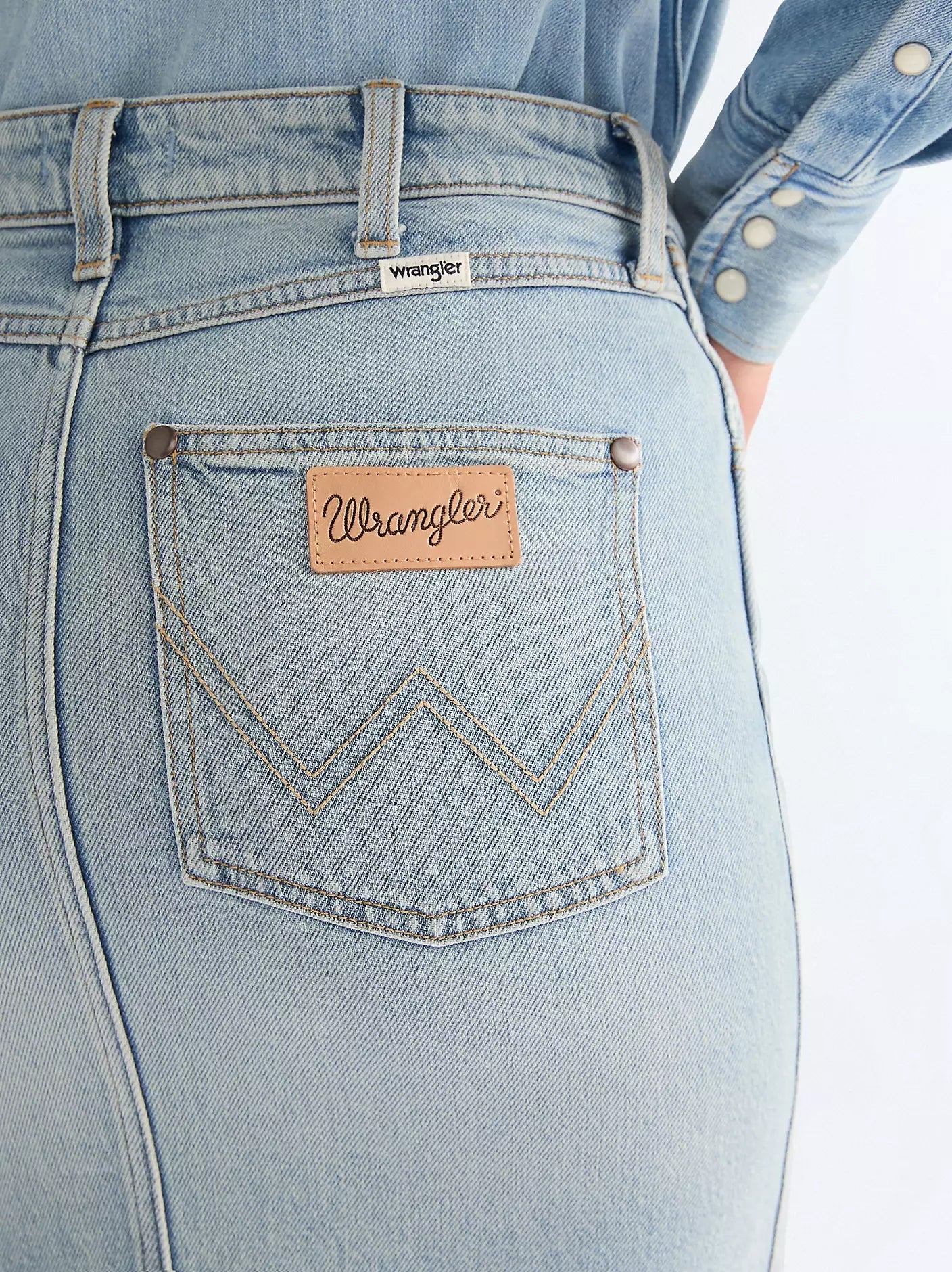 Spódnica Wrangler Slim Pencil Sagebrush