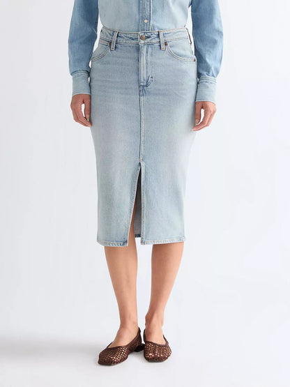 Spódnica Wrangler Slim Pencil Sagebrush