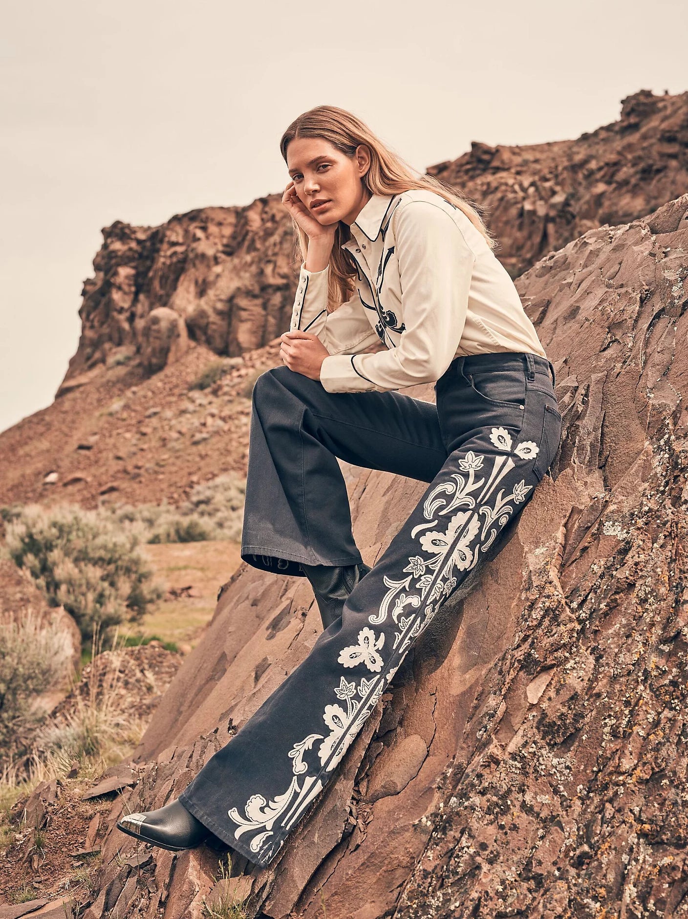 Wrangler 70S Flare Dark Navy