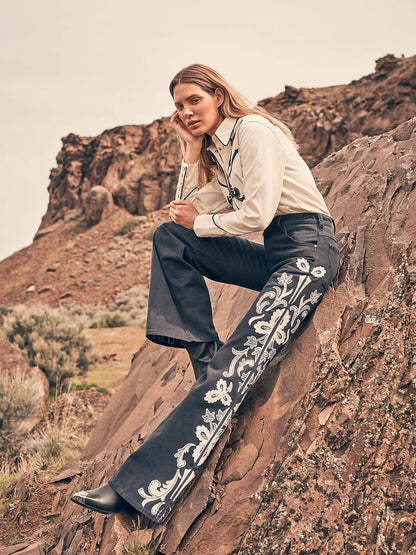 Wrangler 70S Flare Dark Navy