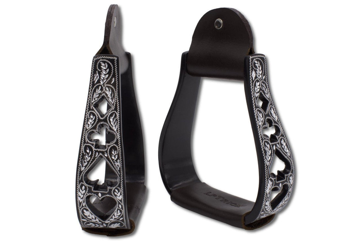 Strzemiona Westernowe Engraved Poker
