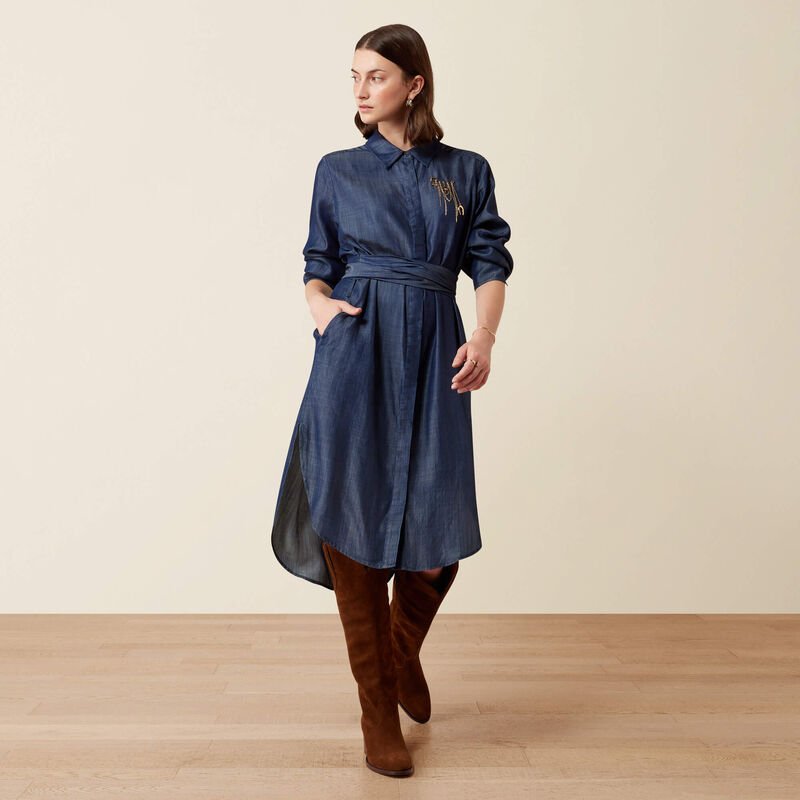 Damska Sukienka Culham Dress Navy