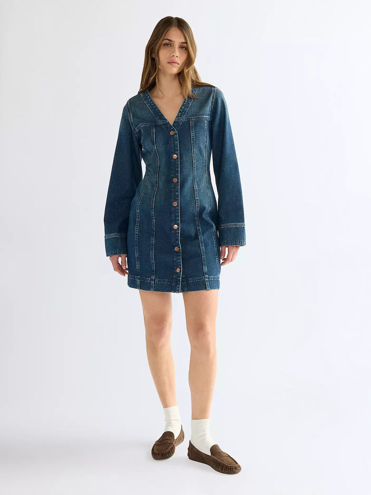 Sukienka Loose Long Sleeve Mod