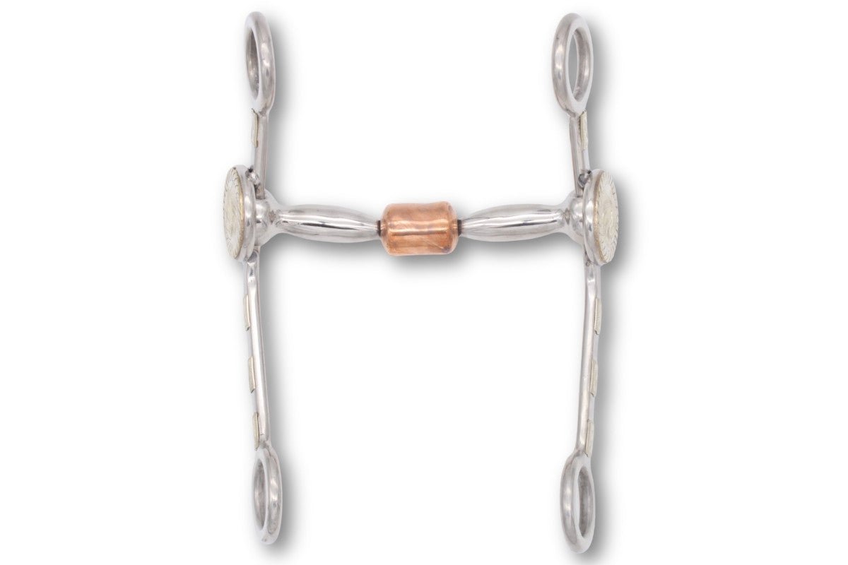 Czanka Western ze srebrnym Concho i Copper Roller