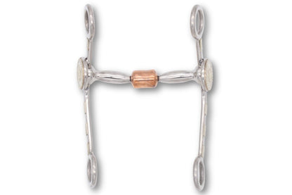 Czanka Western ze srebrnym Concho i Copper Roller