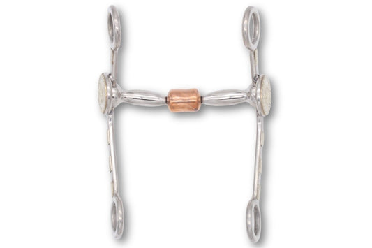 Czanka Western ze srebrnym Concho i Copper Roller