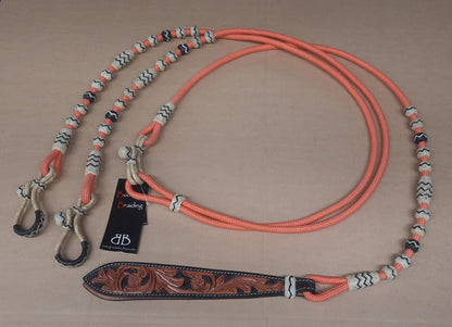 "Romal" otěže Orange SW11723