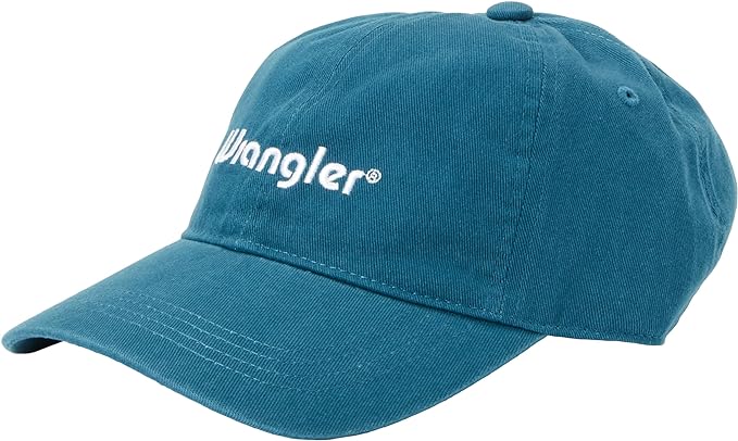 Czapka z daszkiem Wrangler WASHED LOGO CAP IN HYDRO