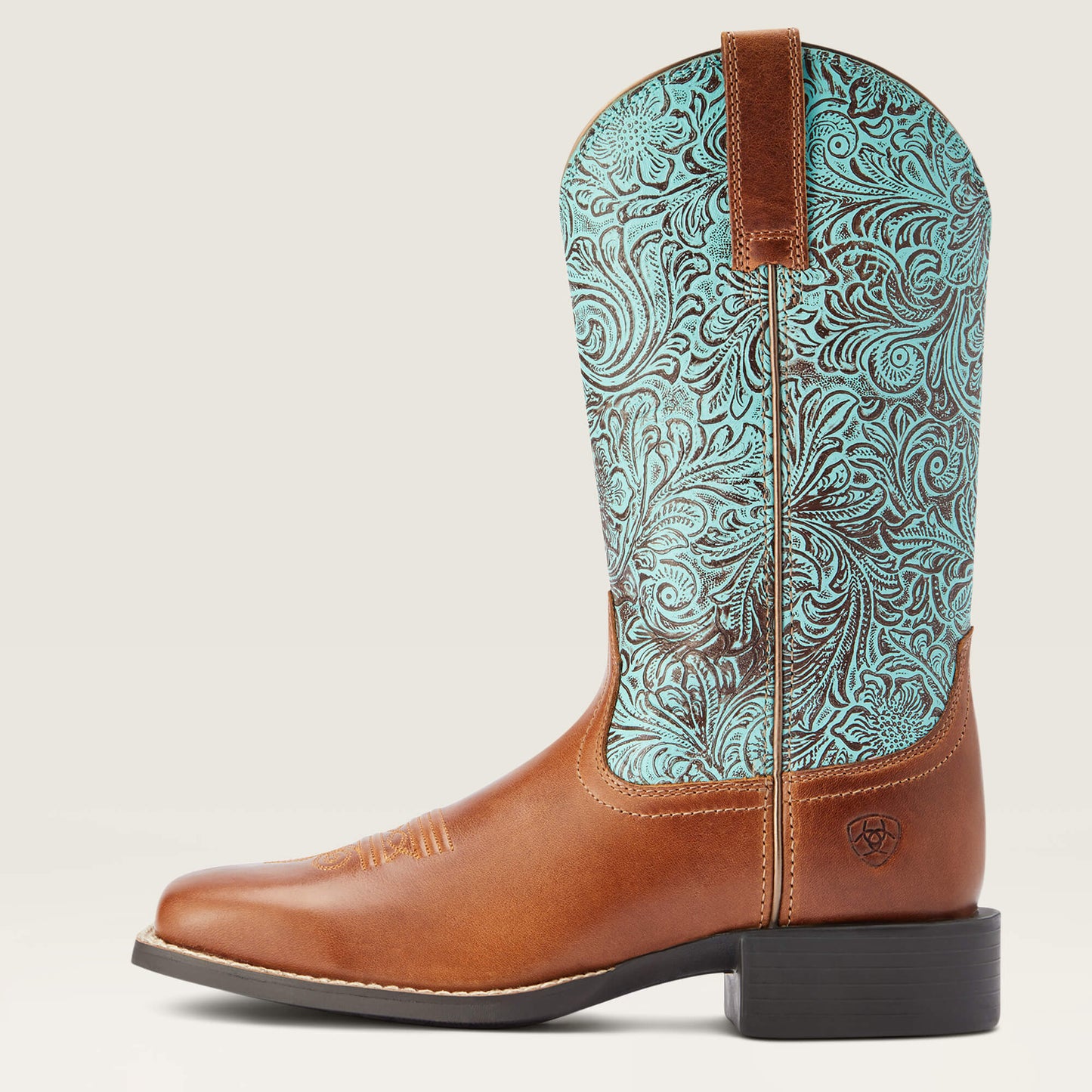 Kowbojki Damskie Ariat Round Up Wide Square Toe