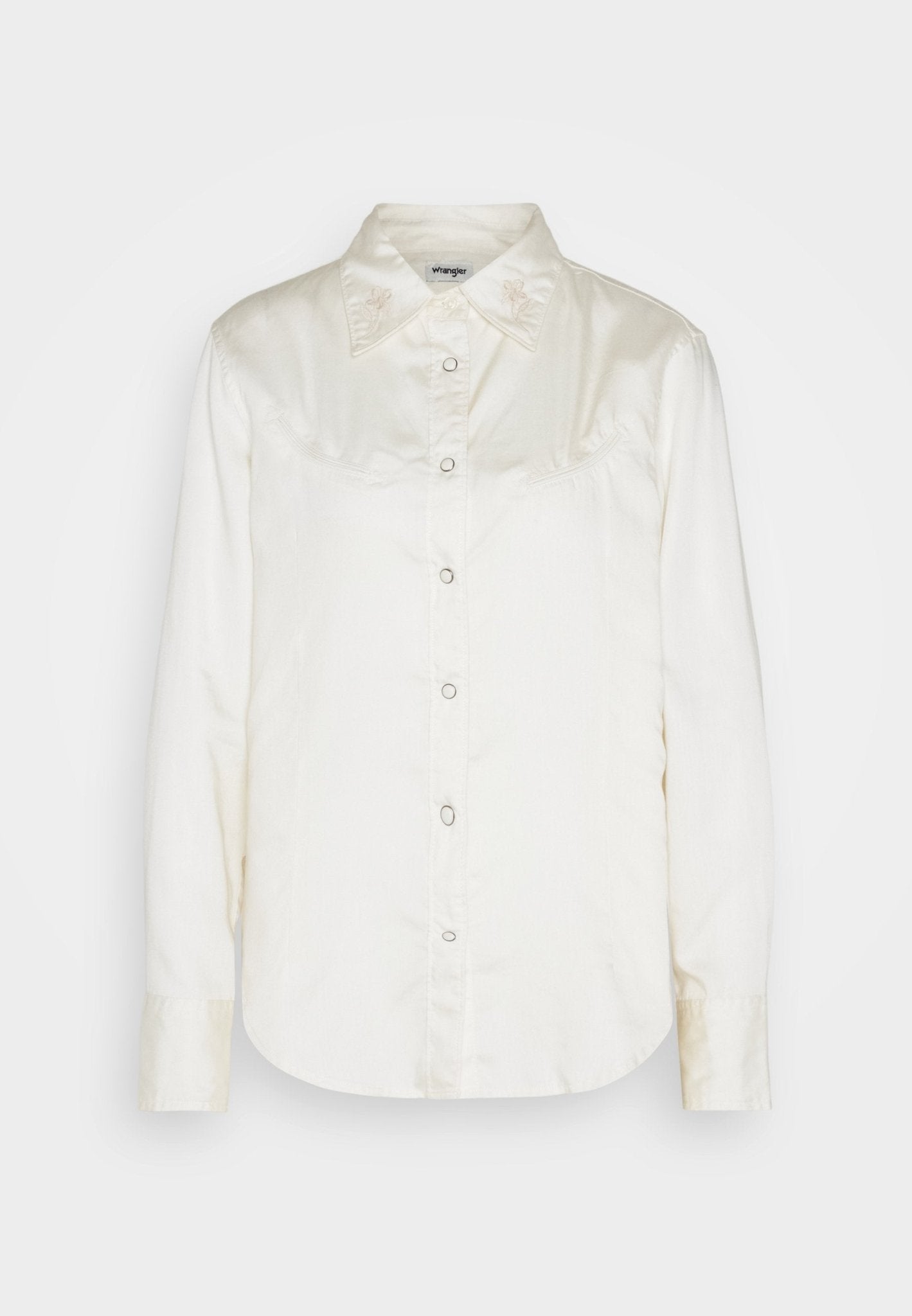 Wrangler TAILORED SEAMED BLOUSE WORN WHITE