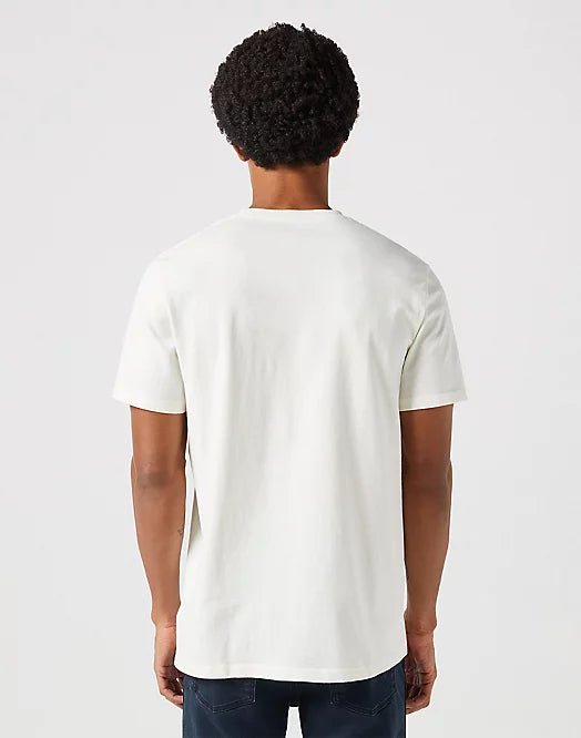 Wrangler AMERICANA TEE IN WORN WHITE