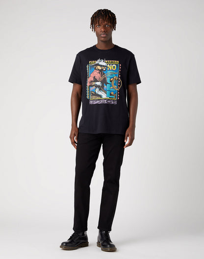 Wrangler GRAPHIC TEE IN BLACK