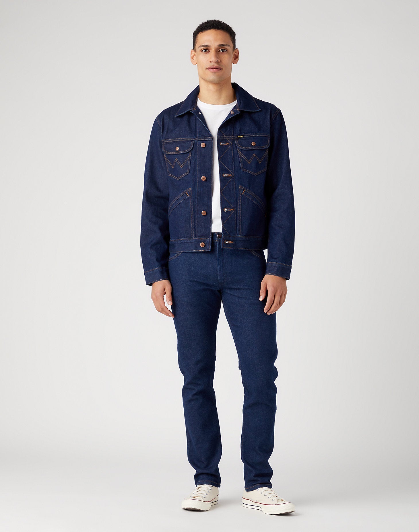 Wrangler icons store 124mj western jacket