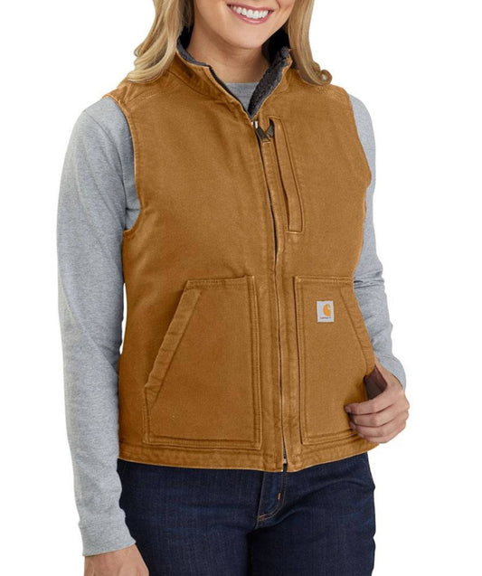 Damska Kamizelka Carhartt Sherpa Lined Mock Neck Vest