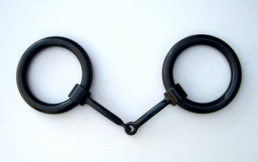 Wędzidło Ring Snaffle Bit- czarne